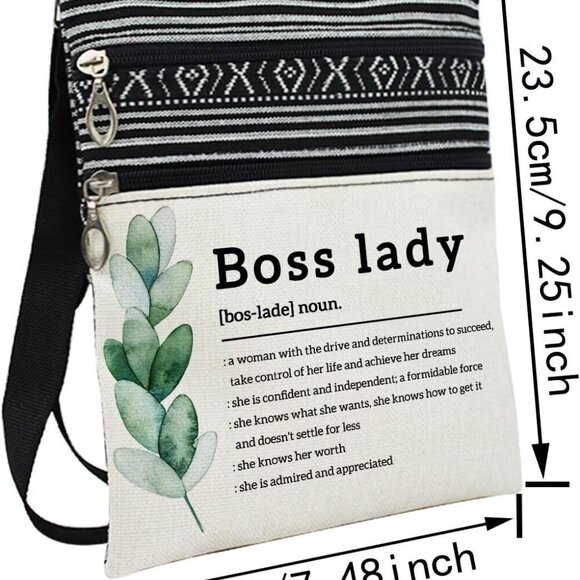 Crossbody Bag Small Ethnic Pattern Wallet Phone Organizer for Women - Picture 2 of 7